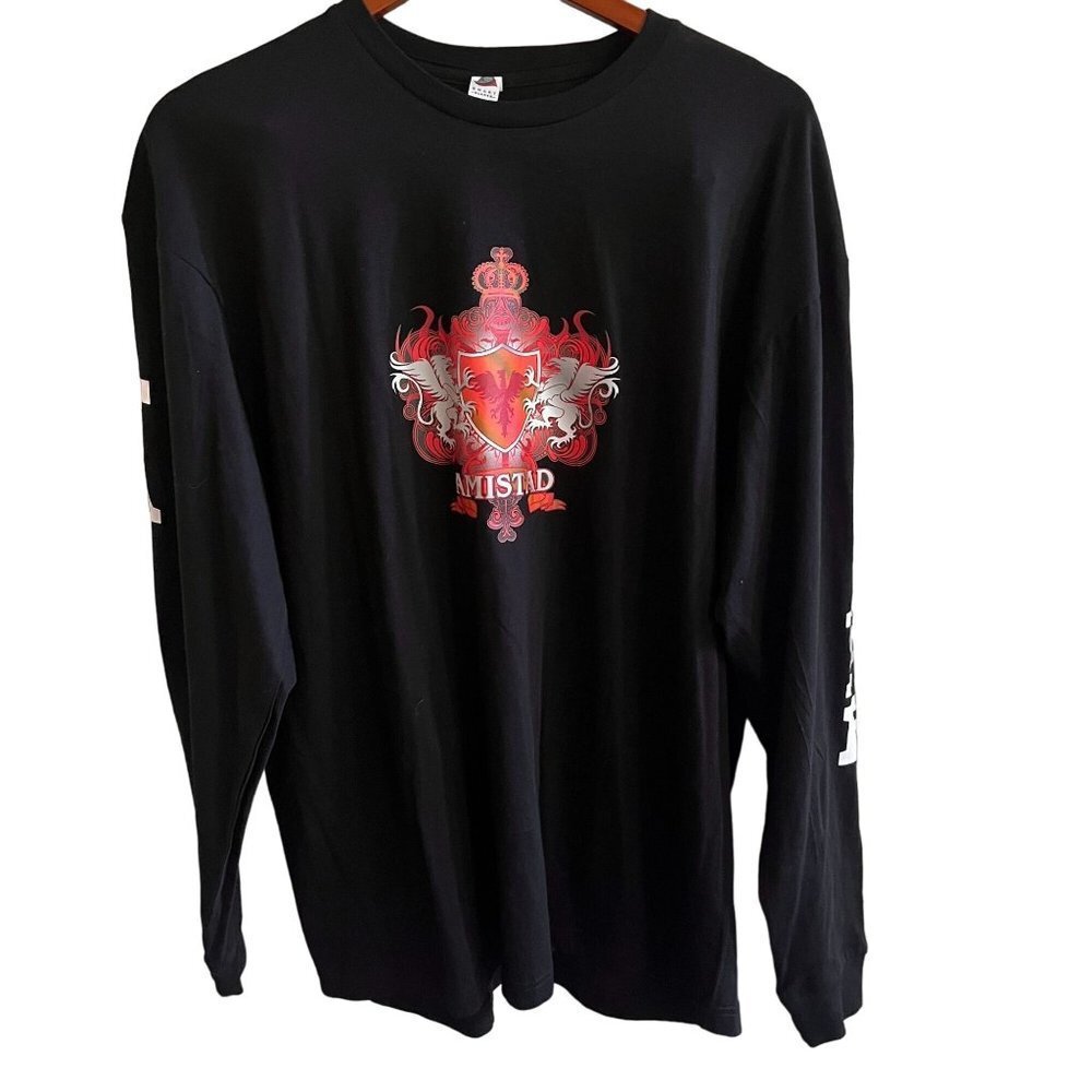Smart Blanks Sweater Womens XL Plain Black‎ Embroidered Long Sleeve Pullover